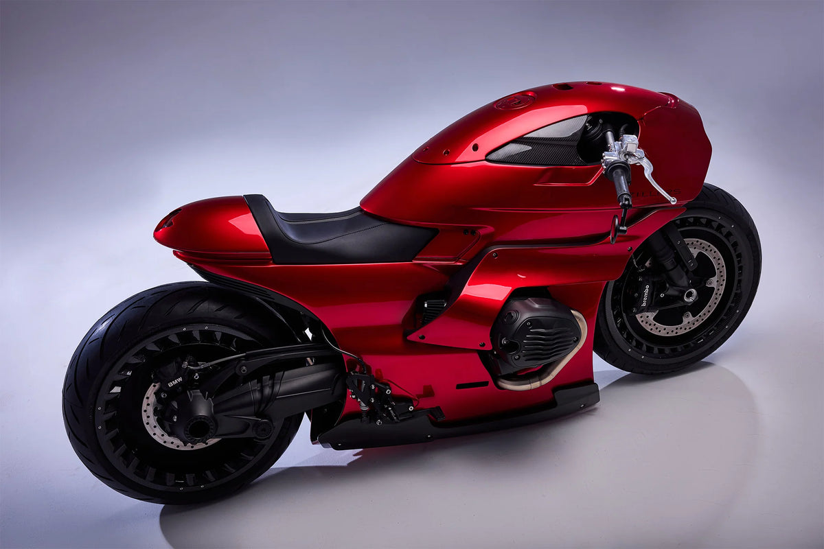 Zillers 801, a custom BMW R nineT in red by Zillers Garage