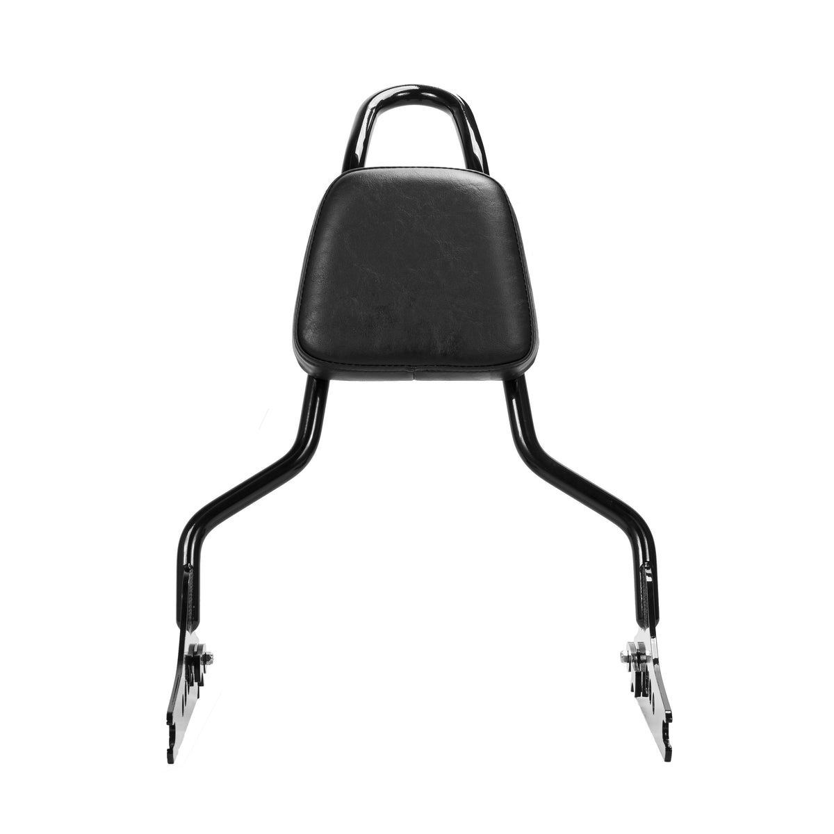 Wings Custom Sissy Bar King 20" Detachable - Softail Deluxe 05-20 - Gloss Black / Matte Black