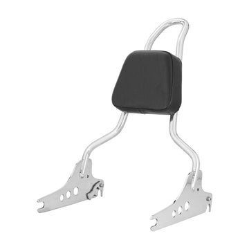 Wings Custom Sissy Bar King 20" Detachable - Fat Boy 06-26 - Polished Stainless Steel
