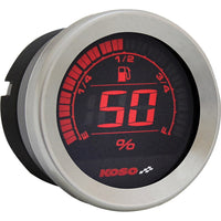 Koso HD-02 Series Gauge Kit Silver Bezel Oil Temp