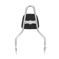 Wings Custom Sissy Bar King 20" Detachable - Heritage 02-25 - Polished Stainless Steel
