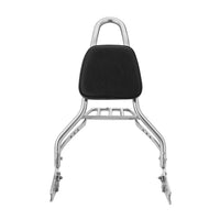 Wings Custom Sissy Bar King 20" Detachable with Luggage Rack - Heritage 02-25 - Polished Stainless Steel