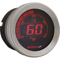 Koso Digital Gauge Cluster Silver Bezel 04-13 Flht and Fltr