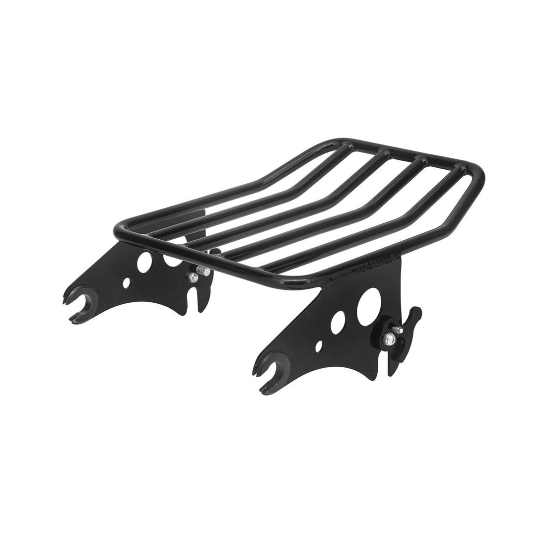 Wings Custom Luggage Rack - Touring 09-26 - Gloss Black / Matte Black