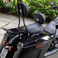 Wings Custom Luggage Rack - Touring 09-26 - Gloss Black / Matte Black