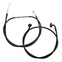 Wings Custom Diablo Curve Rhino 2" Handlebar Kit with Cables - Road Glide 08-13 & 21-26 (Cable Clutch) - Gloss Black / Matte Black