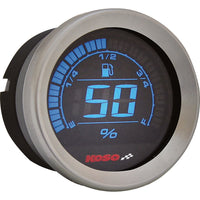 Koso Digital Gauge Cluster Silver Bezel 04-13 Flht and Fltr