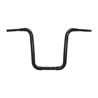 Wings Custom Ape Hanger Curve Brutale 1-1/2" Handlebars - Heritage 00-26 - Gloss Black / Matte Black