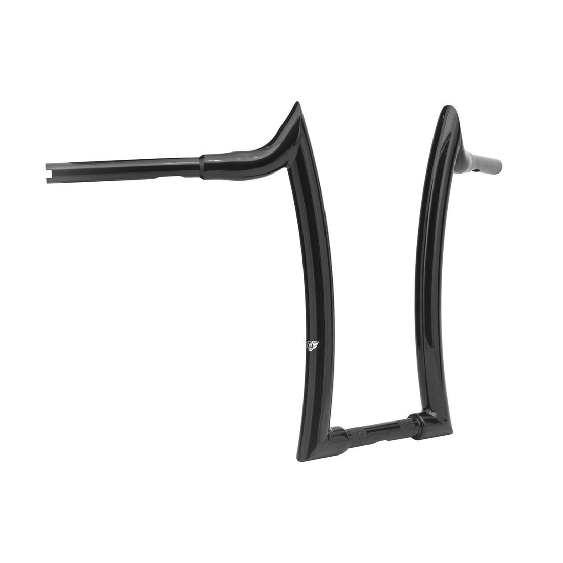 Wings Custom Diablo Quinado Brutale 1-1/2" Handlebars - Softail Custom 07-10 - Gloss Black / Matte Black