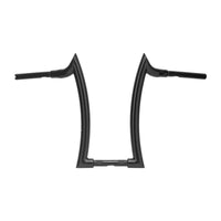 Wings Custom Diablo Quinado Brutale 1-1/2" Handlebars - Softail Custom 07-10 - Gloss Black / Matte Black