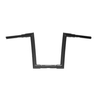 Wings Custom King Curve Brutale 1-1/2" Handlebars - Softail Custom 07-10 - Gloss Black / Matte Black