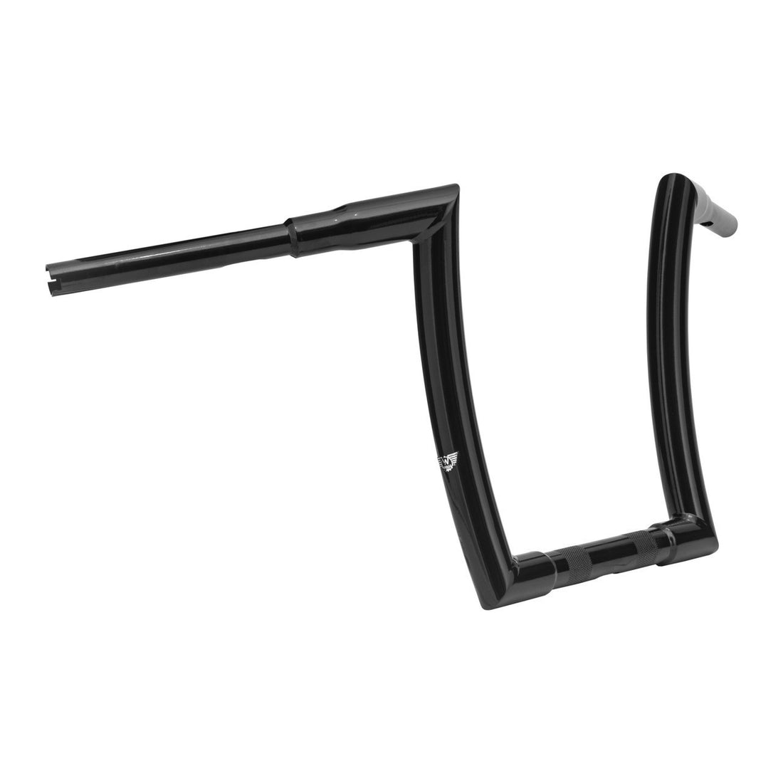 Wings Custom King Curve Brutale 1-1/2" Handlebars - Low Rider S 18-26 - Gloss Black / Matte Black
