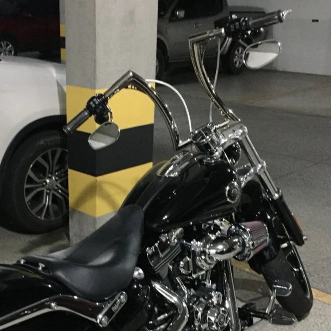 Wings Custom Front King Brutale 1-1/2" Handlebars - Sport Glide 18-21 - Polished Stainless Steel