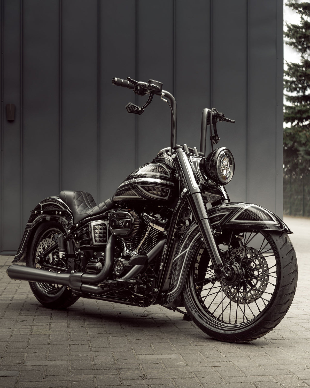 Killer Custom Front Fender "Classic" 16"-18" Wheel - Softail 00-up