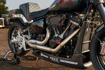 2025 Harley-Davidson Low Rider S custom, Screamin’ Eagle Stage IV engine, stainless exhaust and carbon belly pan