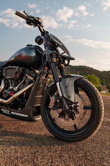 2025 Harley-Davidson Low Rider S custom, front wheel with Brembo caliper and floating rotors