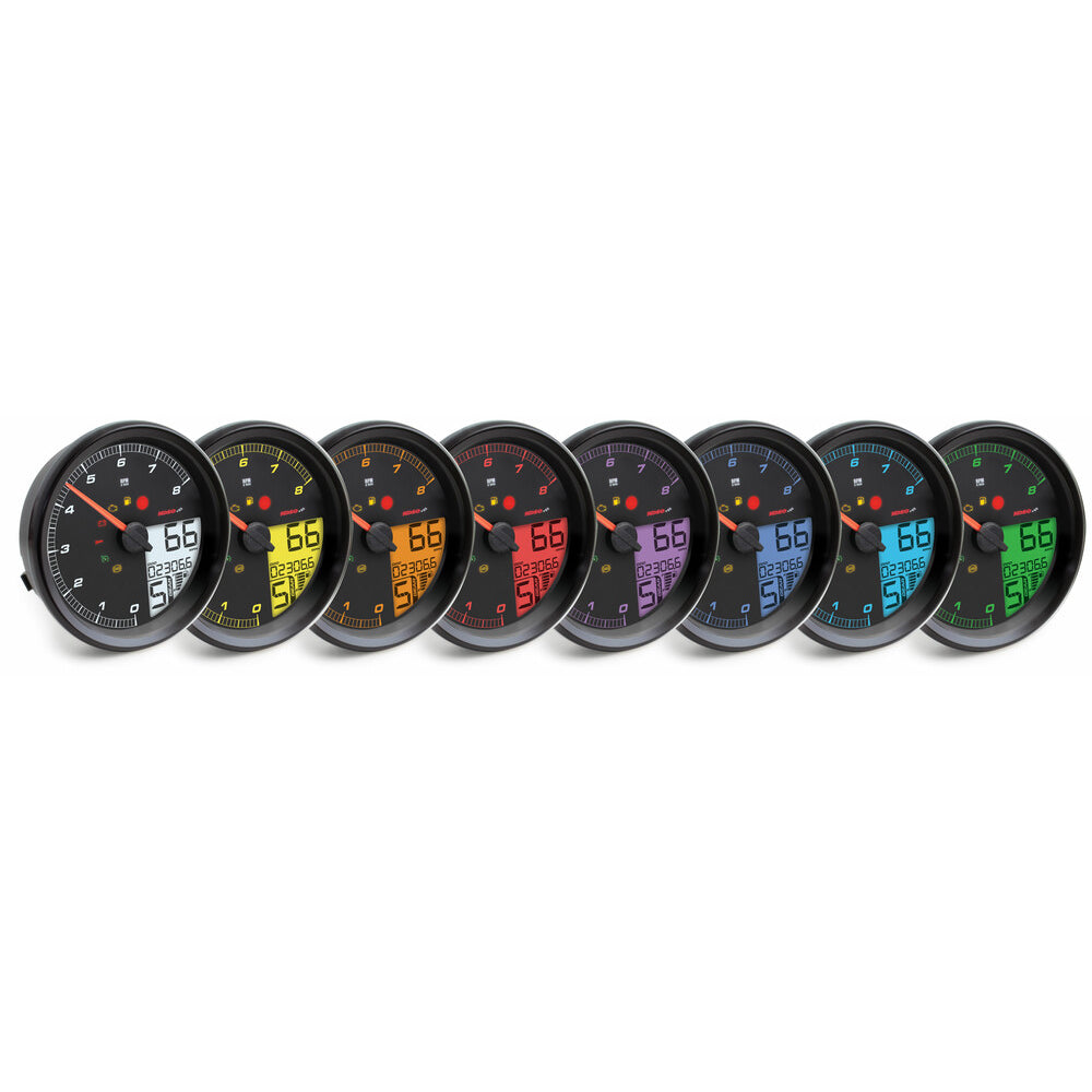 Koso HD-05 4.5" Gauge Black Bezel '12-17 FXD 11-12FXST 14-22FLHR
