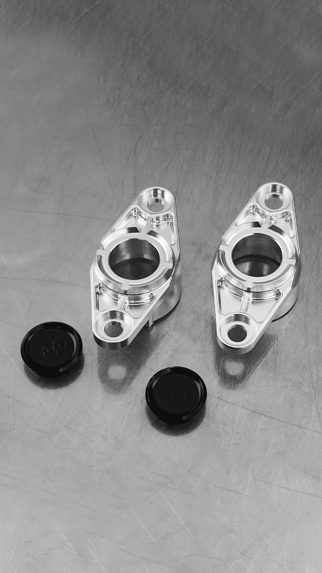 Raceworks Pivot Block Covers - FXR 1982-2000