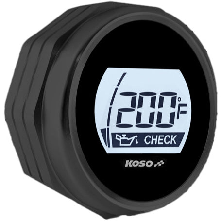 Koso Digital Oil Dipstick Black Fits 07-16 FLH/FLT
