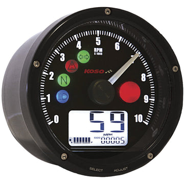 Koso TNT-01 Multifunction Speedometer Black
