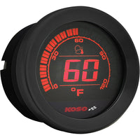 Koso HD-02 Series Gauge Kit Black Bezel Oil Temp