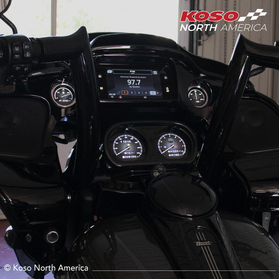 Koso HD-03X 4 Piece Gauge Kit Touring 14-23