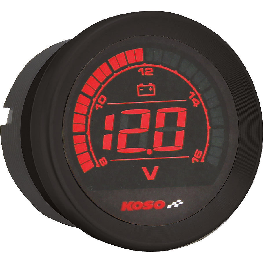 Koso Digital Gauge Cluster Black Bezel 04-13 Flht and Fltr