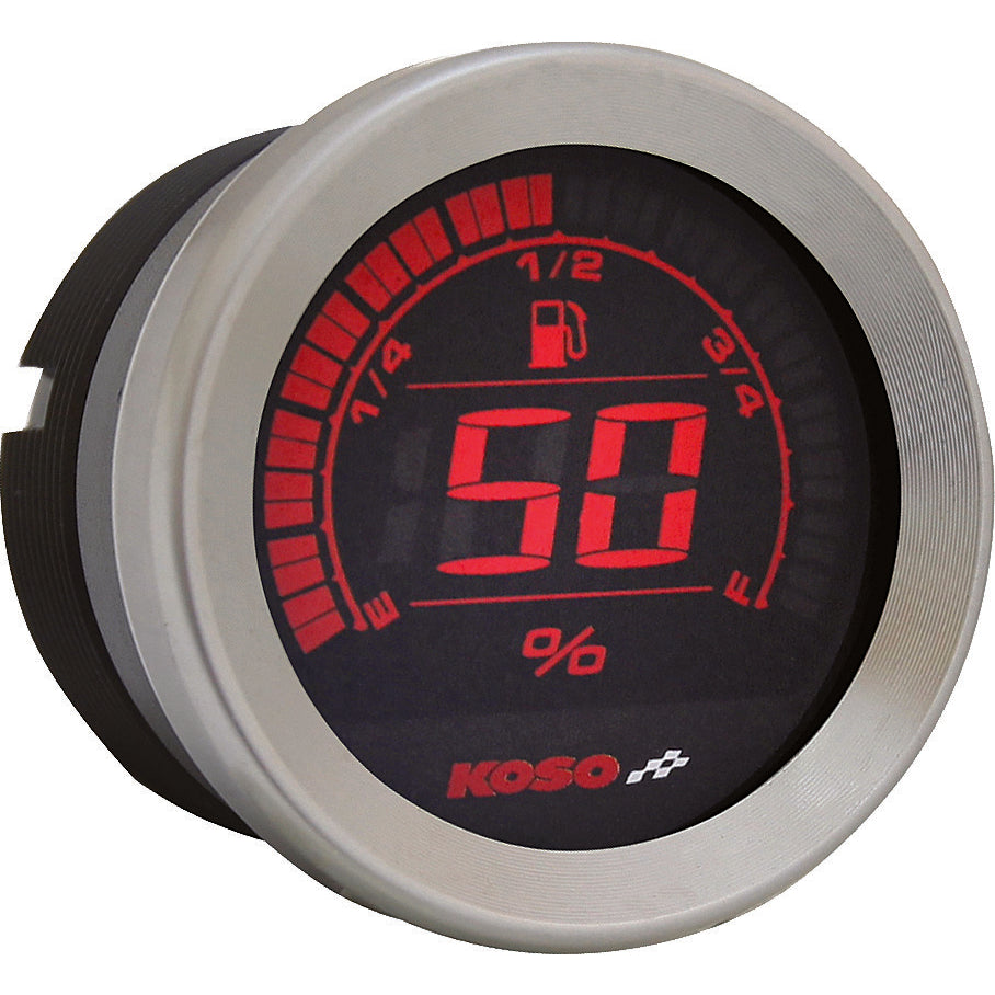 Koso Digital Gauge Cluster Silver Bezel 04-13 Flht and Fltr