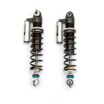 JRi Piggyback Reservoir Double Adjustable Shocks - Dyna 97-17 / Sportster 97-22
