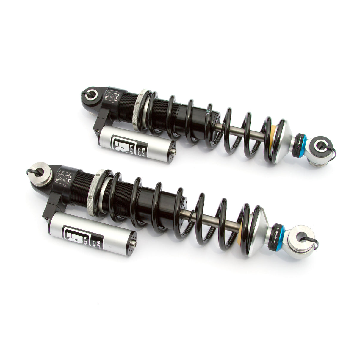 JRi Piggyback Reservoir Double Adjustable Shocks - Dyna 97-17 / Sportster 97-22
