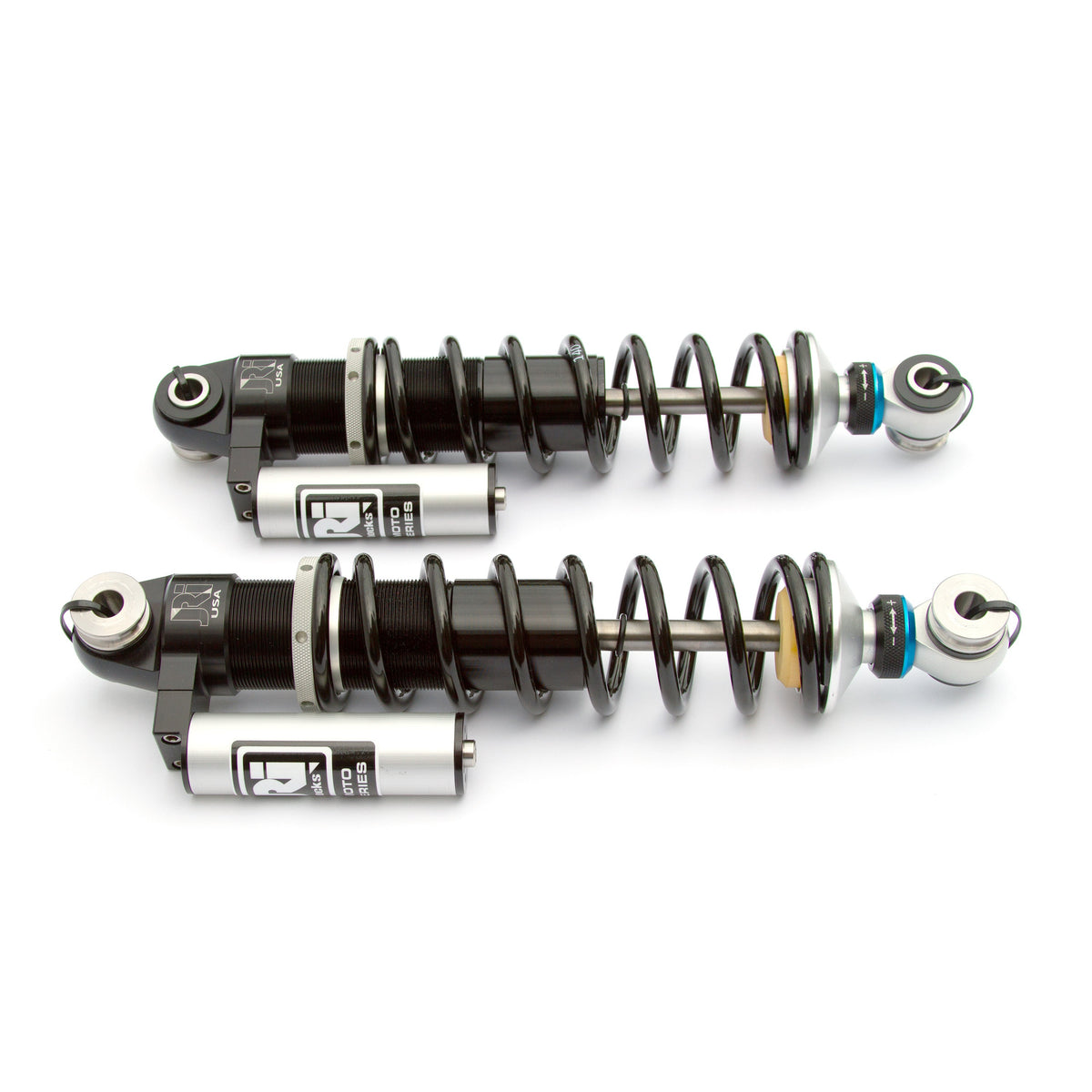 JRi Piggyback Reservoir Double Adjustable Shocks - Dyna 97-17 / Sportster 97-22