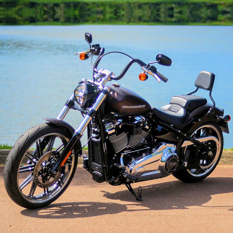 Wings Custom Sissy Bar King Low 16" Detachable - Breakout 13-26 - Gloss Black / Matte Black