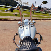Wings Custom Diablo Rhino 2" Handlebar Kit with Cables - Road King 14-16 & 18-25 (Cable Clutch) - Polished Stainless Steel