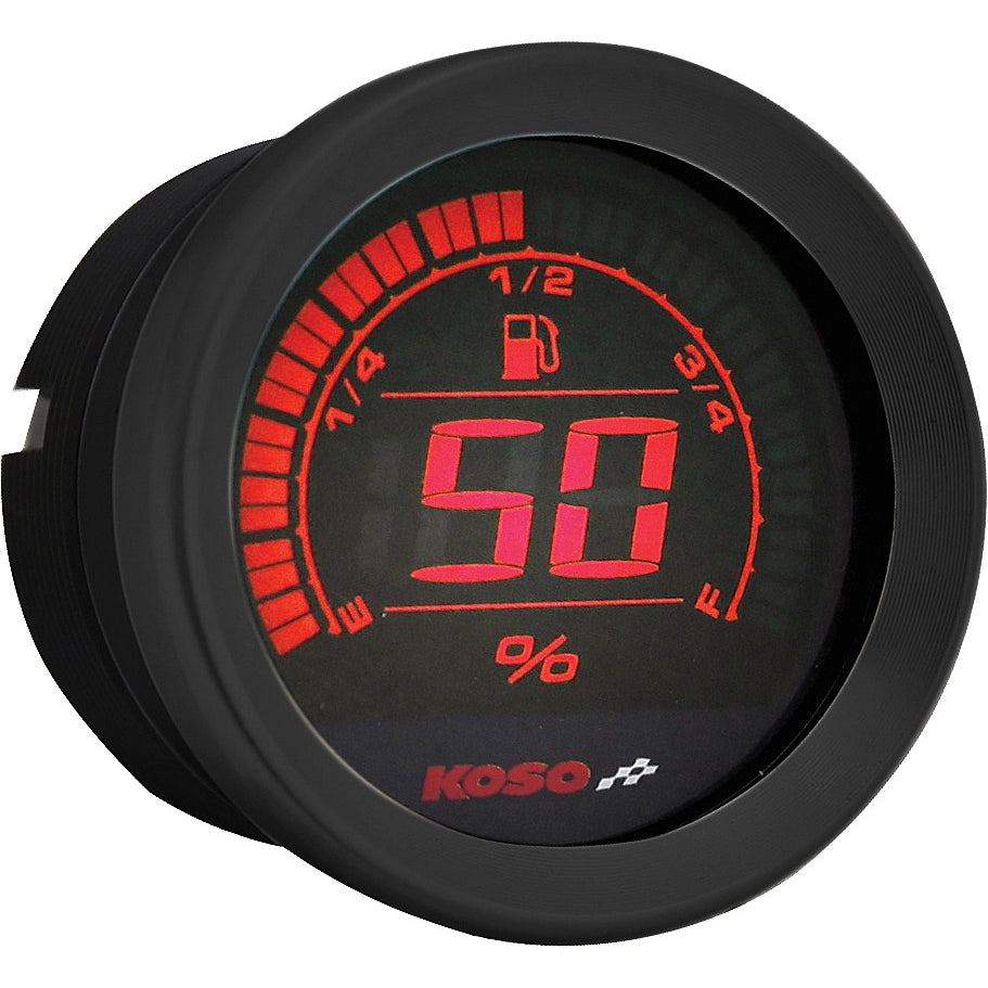Koso HD-02 Series Gauge Kit Black Bezel Oil Temp