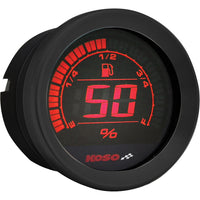 Koso HD-02 Series Gauge Kit Black Bezel Oil Temp