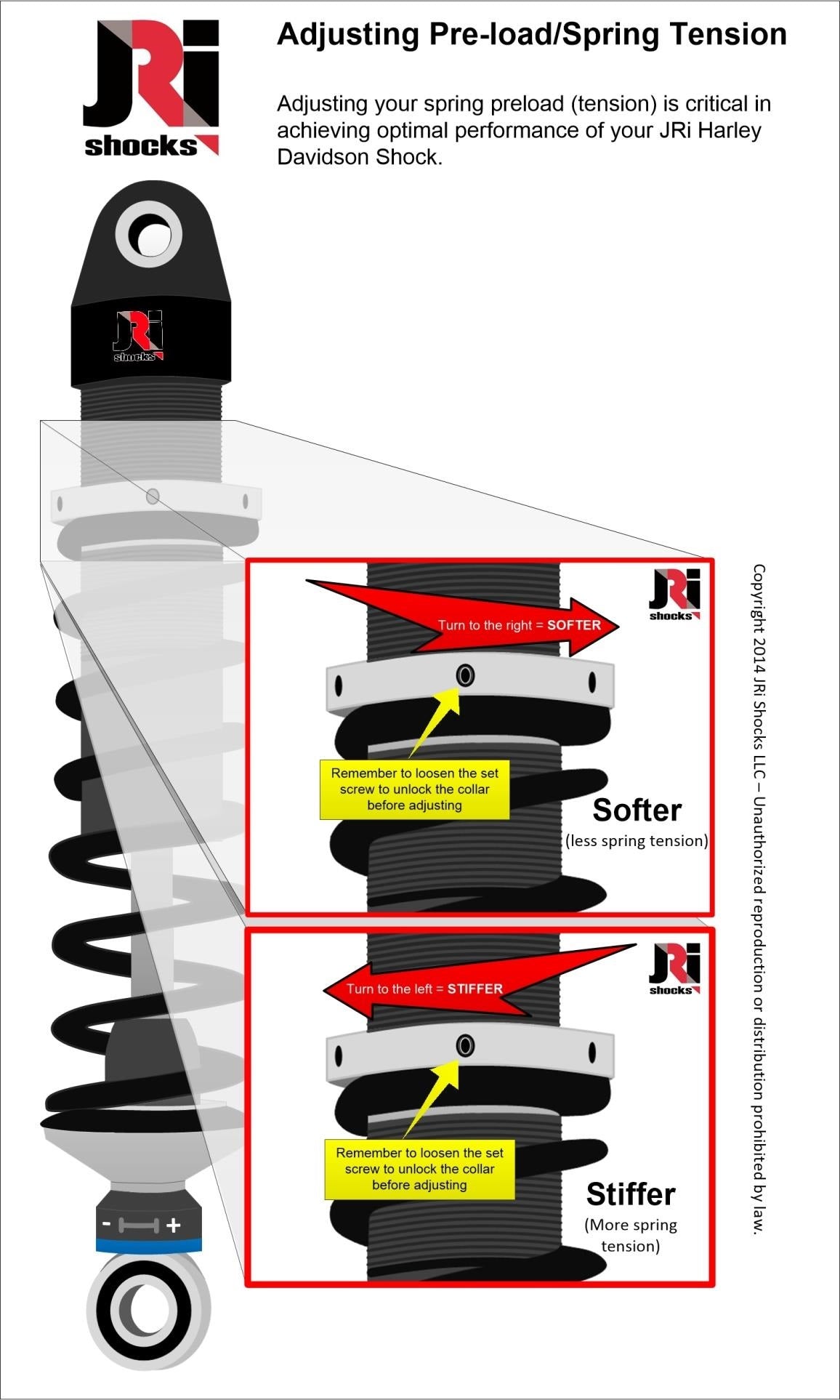 JRi Harley Shock Preload Tool