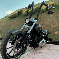 Wings Custom Diablo Rhino 2" Handlebars - Breakout 13-26 - Gloss Black / Matte Black