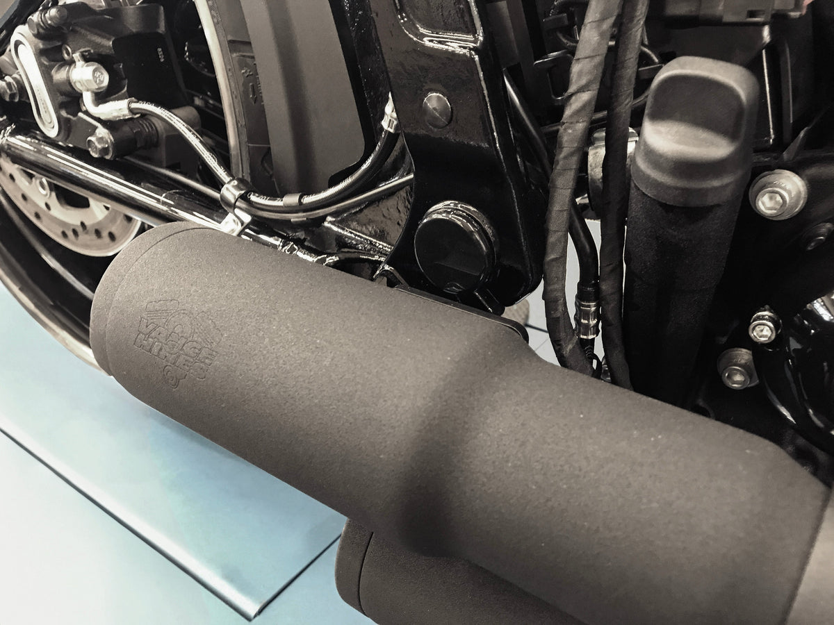 Killer Custom Full Pivot Axle Cover Set - Softail 18-up Upside-Down Fork
