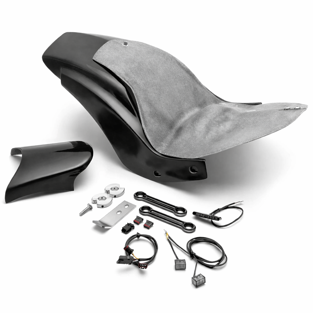 Killer Custom Rear Fender "Avenger" with Integrated Lights - Breakout / Fat Boy 25-up