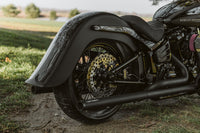 Killer Custom Rear Fender "Old School" 4" Stretch with Tip - Street Bob / Standard 18-up