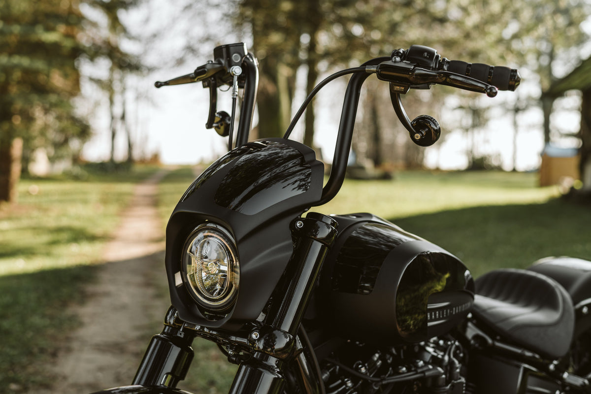 Killer Custom Headlight Fairing "Aggressor" - Street Bob / Low Rider 18-24