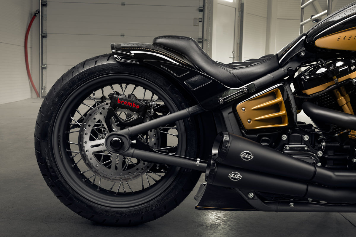 Killer Custom Rear Fender "Rodstr" 170-200 Tires - Softail 18-24