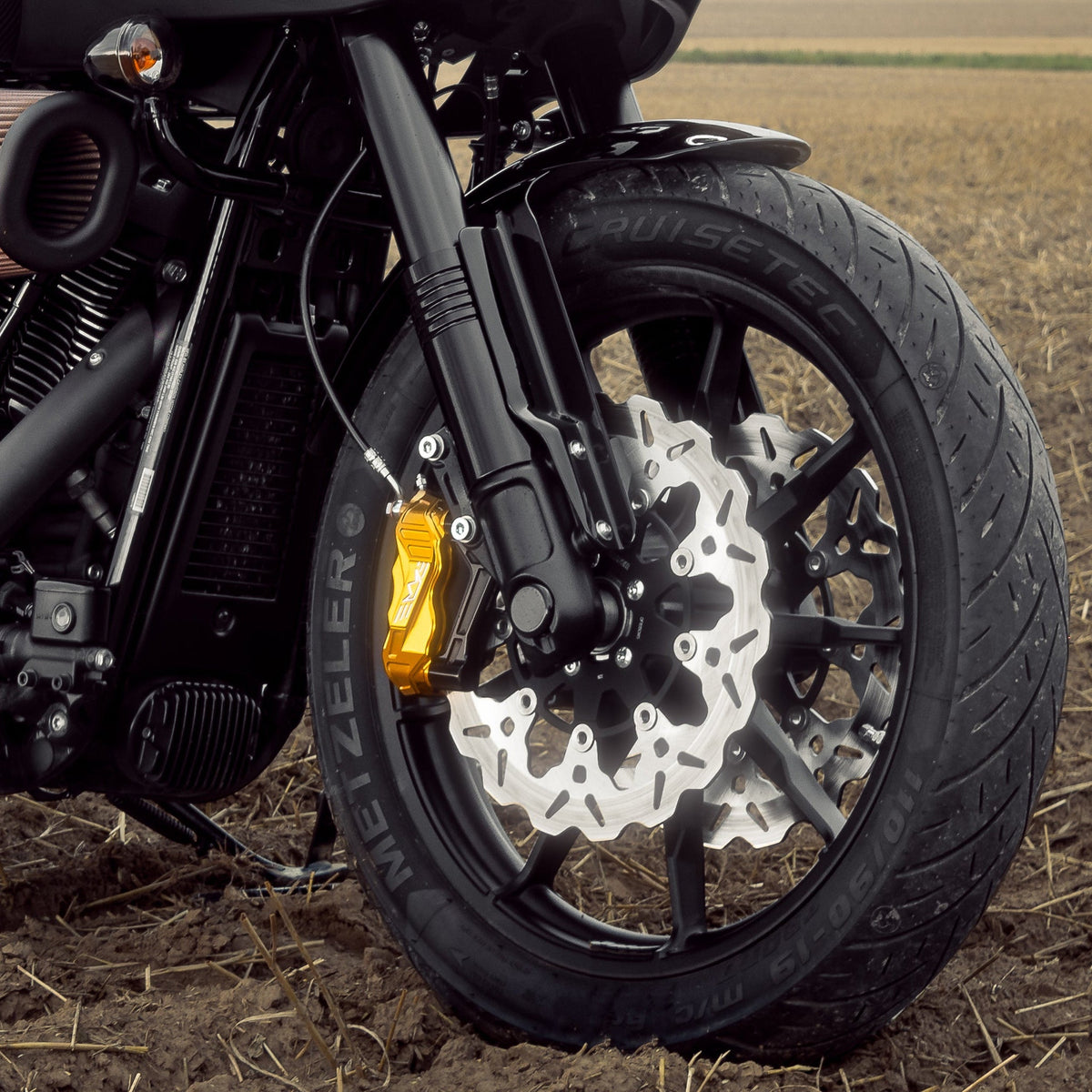 Killer Custom Grooved Lower Fork Covers - Fat Bob / Low Rider S/ST 18-up