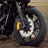 Killer Custom Grooved Lower Fork Covers - Fat Bob / Low Rider S/ST 18-up