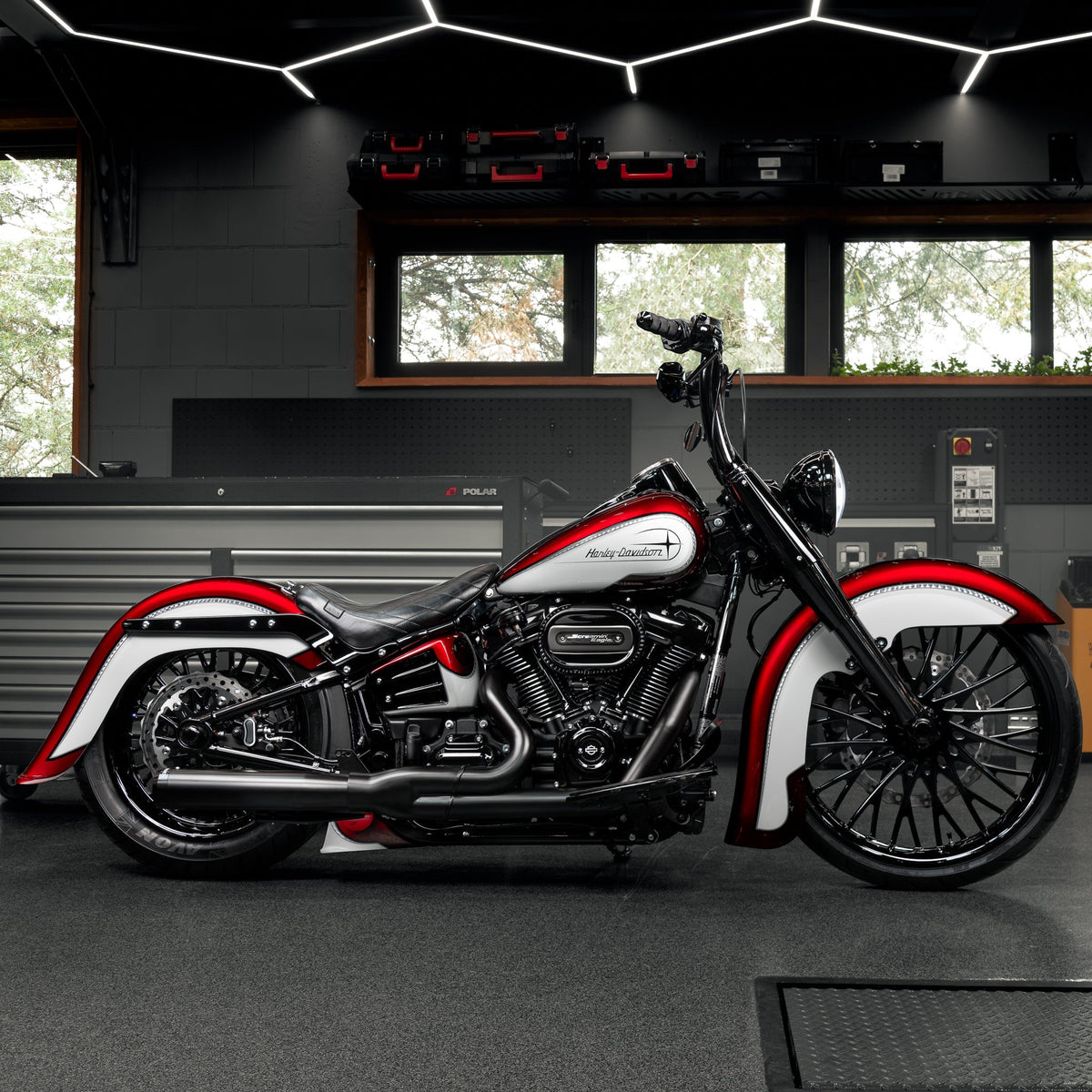Killer Custom Air Ride Suspension Kit - Softail 18-up