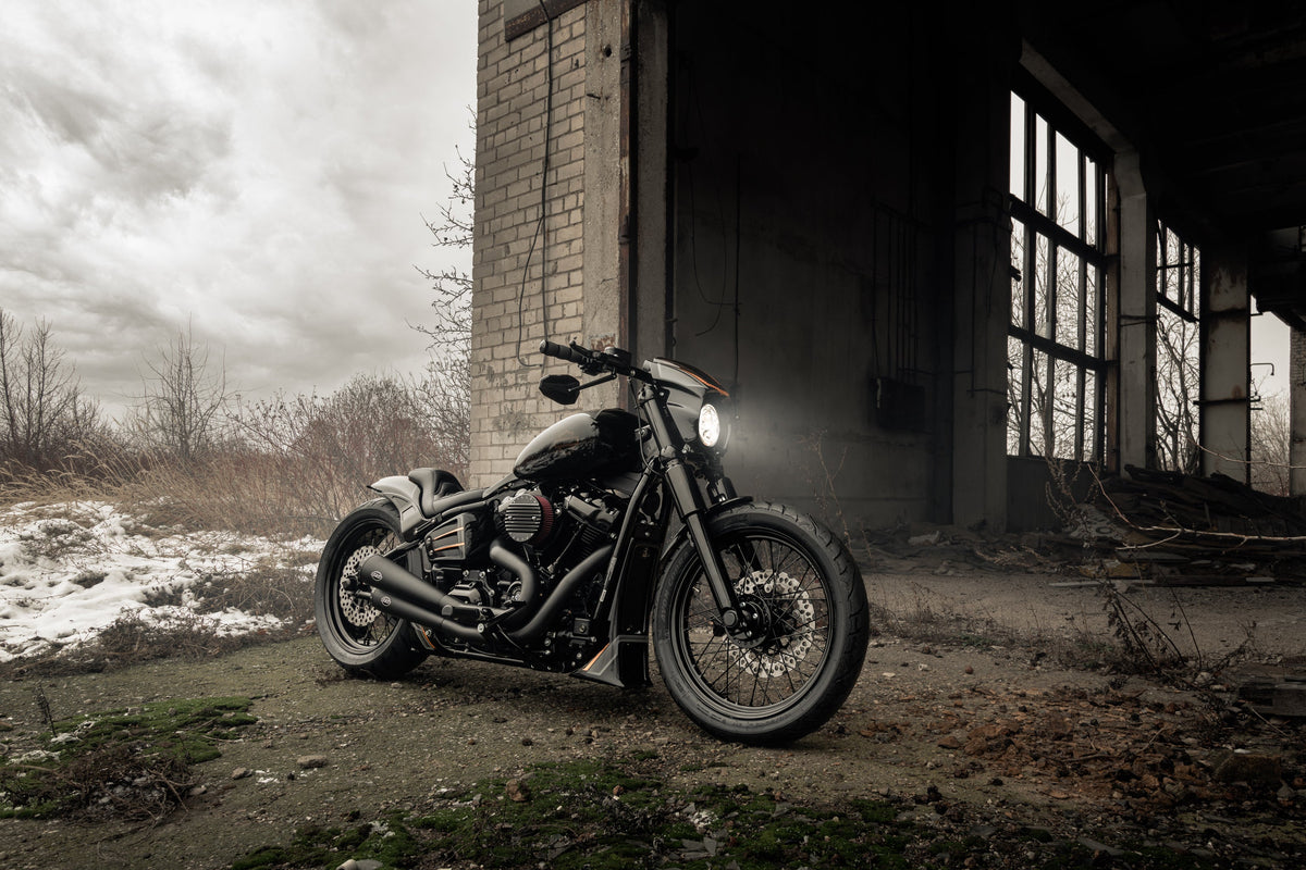 Killer Custom Full Fork Cover Set "Aggressor" - Street Bob / Standard 18-up