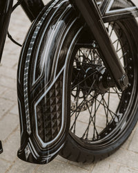 Killer Custom Front Fender "Classic" 16"-18" Wheel - Softail 00-up