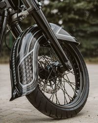 Killer Custom Front Fender "Classic" 21" Wheel - Softail 00-up