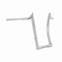 Wings Custom Diablo Curve Brutale 1-1/2" Handlebars - Road King 00-24 - Polished Stainless Steel