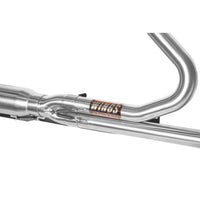 Wings Custom Super Sport Exhaust by Wings & El Camino - Touring Twin Cam 10-16 - Brushed Stainless Steel